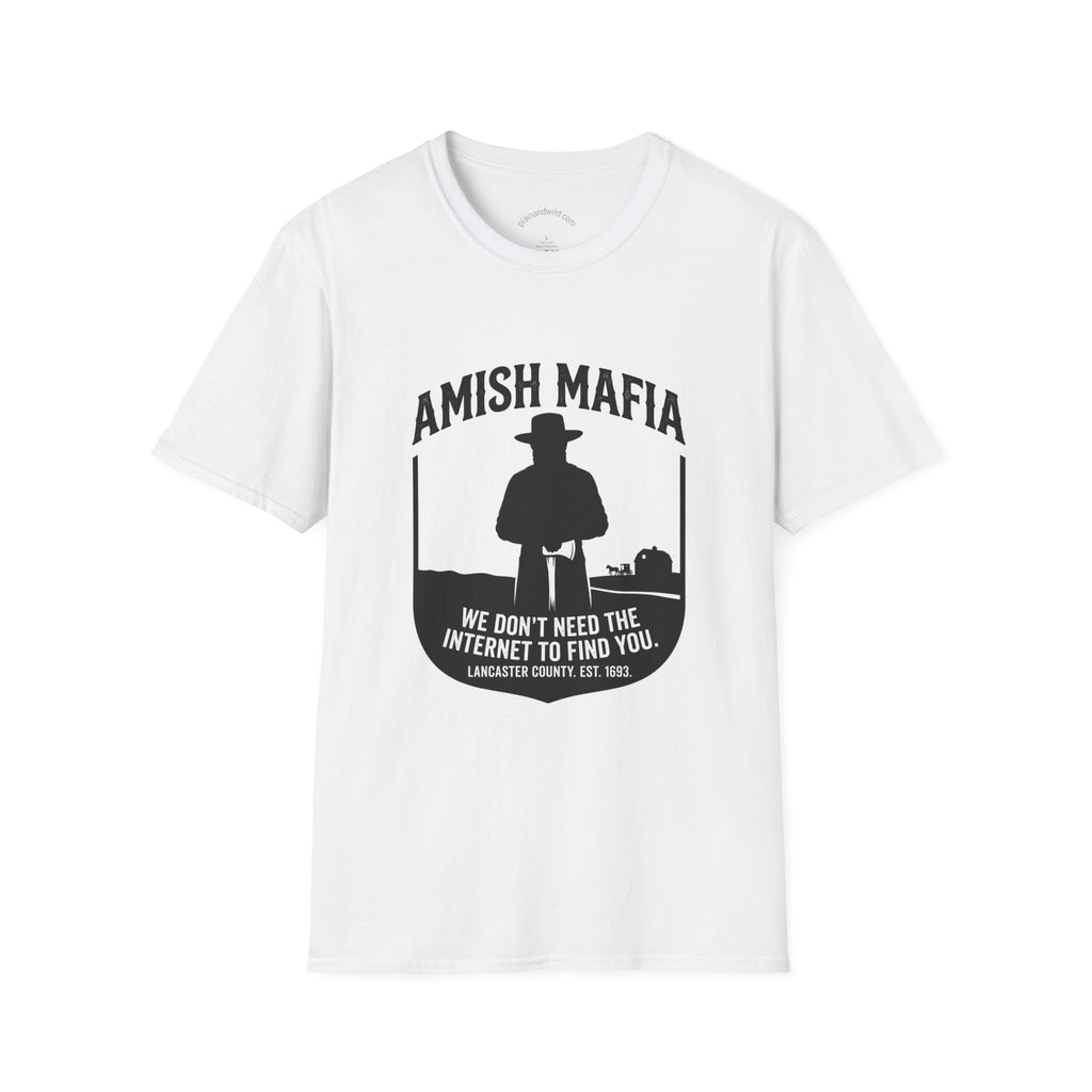 Amish Mafia T-Shirt – "We Don't Need The Internet To Find You" Vintage Graphic Tee
