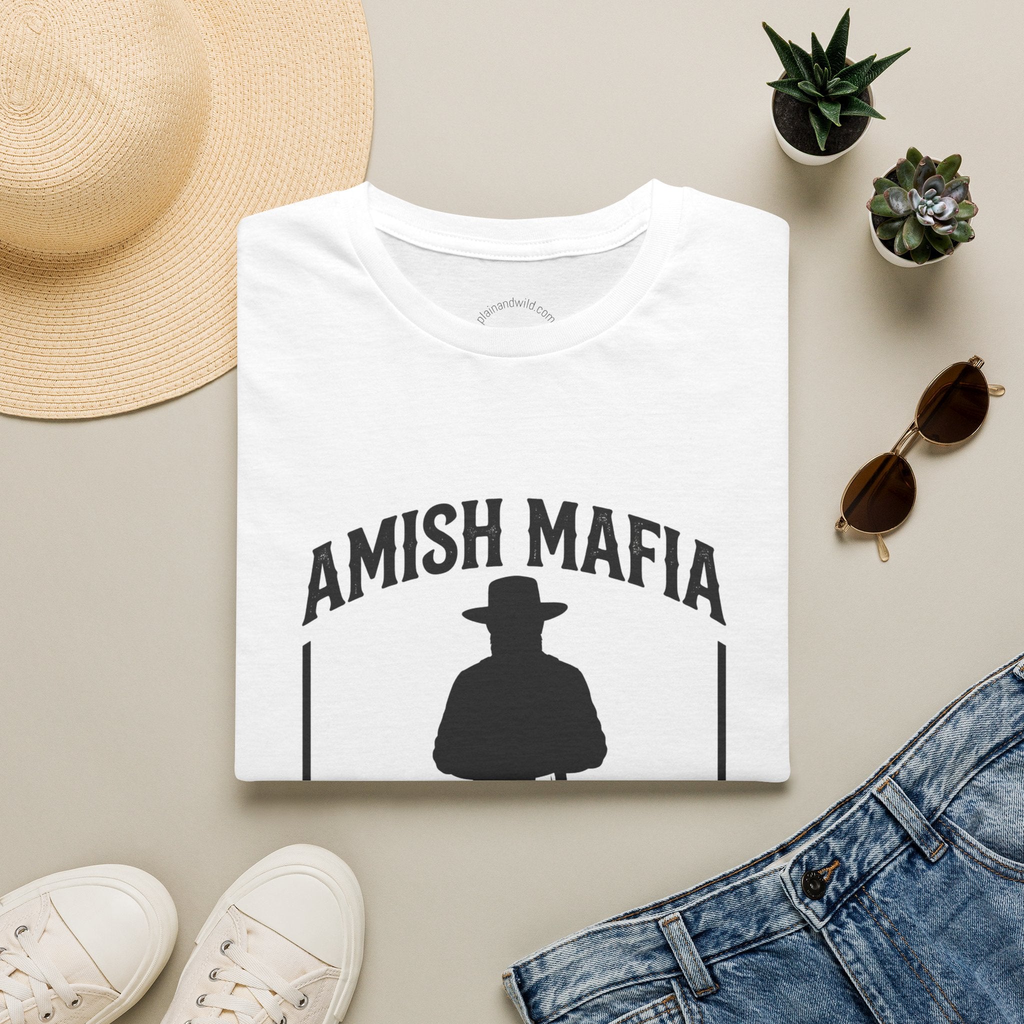 Amish Mafia T-Shirt – "We Don't Need The Internet To Find You" Vintage Graphic Tee