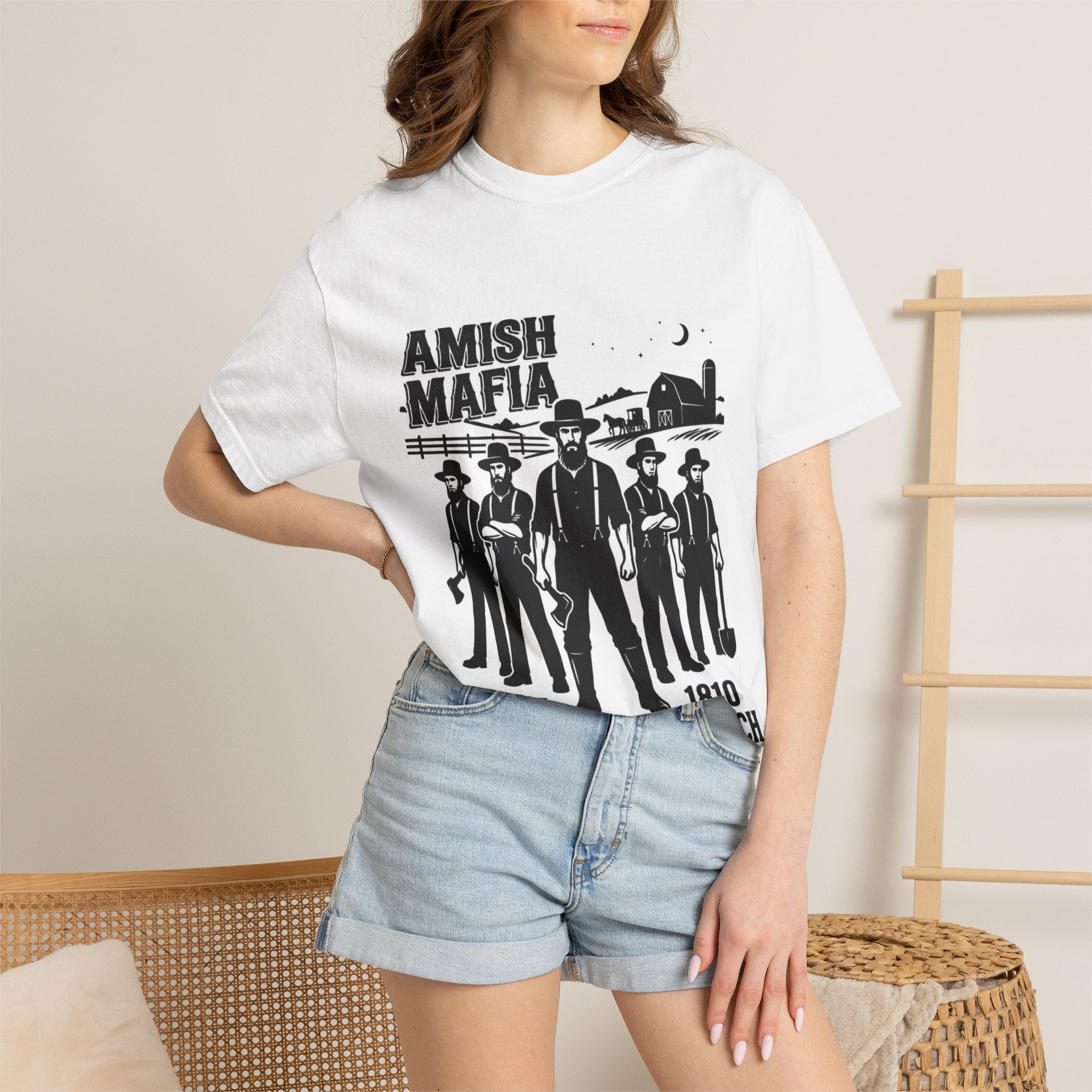 Copy of Amish Mafia T-Shirt — Vintage Pennsylvania Dutch Graphic Tee